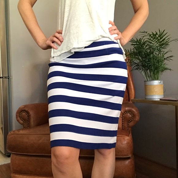 Banana Republic Skirts Banana Republic Striped Pencil Skirt Poshmark
